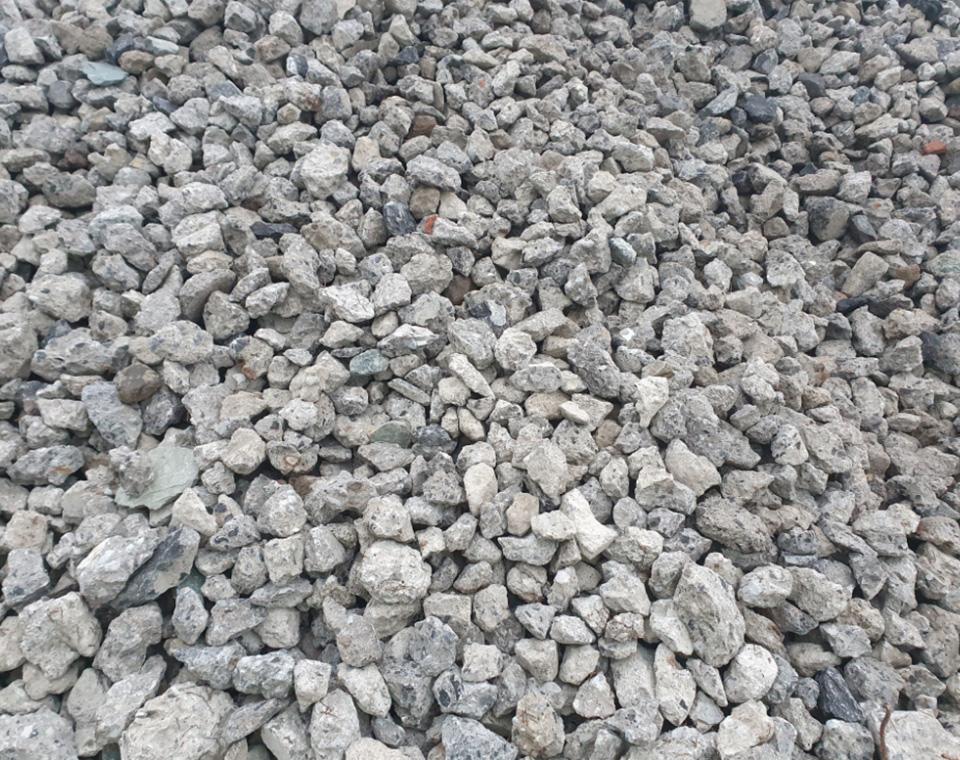 close up of grey rocks